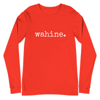 wahine. Adult Long Sleeve Tee - Made To Order