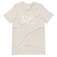 live simply. ADULT t-shirt - Made To Order