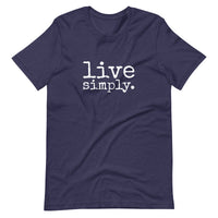 live simply. ADULT t-shirt - Made To Order