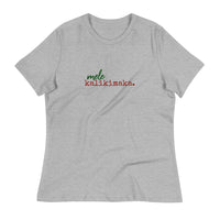 mele kalikimaka. - Women's Relaxed T-Shirt - Made To Order