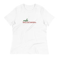 mele kalikimaka. - Women's Relaxed T-Shirt - Made To Order